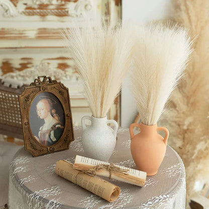 Fluffy Pampas Grass Boho Decor Flower Fake Plant Reed